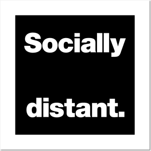 Socially distant. Posters and Art